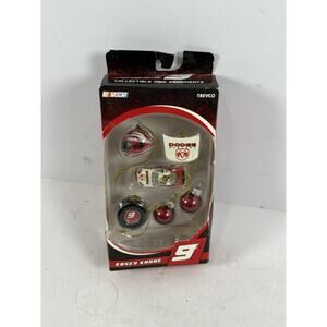Kasey Kahne #9 NASCAR Dodge Dealers Mini Christmas Ornaments Set Trevco